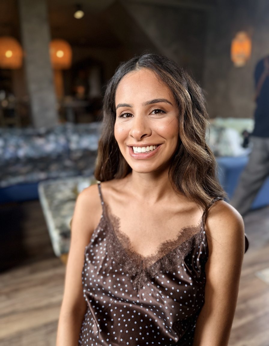 Occasion glam makeup on a client